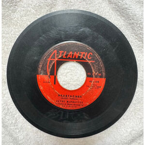 1957 Atlantic Records 45 RPM Clyde McPhatter “Long LonelyNights / Heartaches”